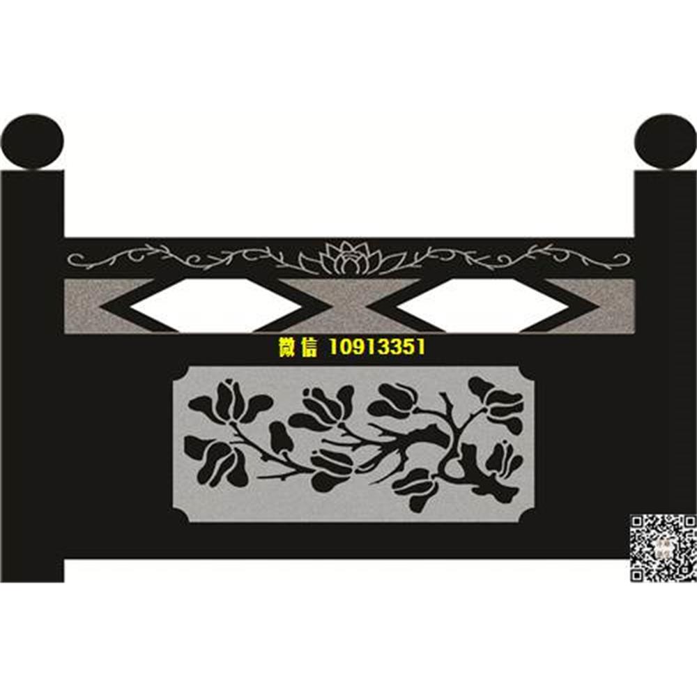 精雕图72佛手栏板精雕图线雕图线条图单线铣底图_电脑雕刻plt文泰矢量图精雕图浮雕图